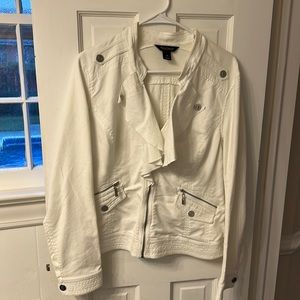 White House Black Market White Jacket. Size 14. Great condition.